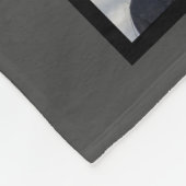 Beste oma ooit Multi Photo Grey Fleece Deken (Hoek)