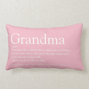 Beste Oma Ooit, Oma Definitie Roze Kussen