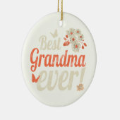 Beste oma ooit oma oma keramisch ornament (Rechts)