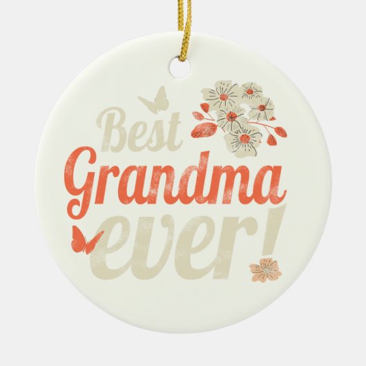 Beste oma ooit oma oma keramisch ornament (Voorkant)