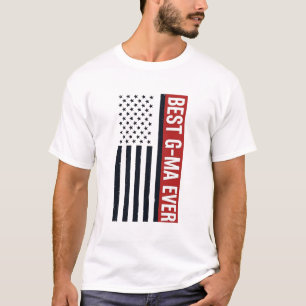 Beste oma ooit Patriotische vlag vector ontwerp_1 T-shirt