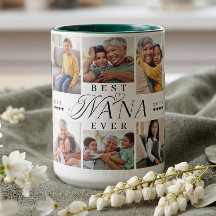 Beste oma ooit Persoonlijke 8 foto collage cadeau
