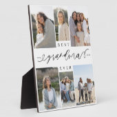 Beste oma ooit script Fotocollage Keepsake Fotoplaat (Zijkant)