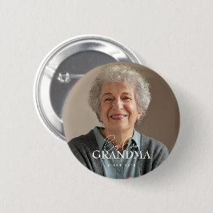 Beste oma ooit sinds 20XX Eenvoudige elegante foto Ronde Button 5,7 Cm