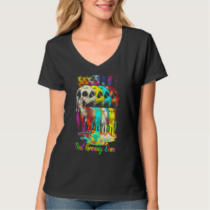 Beste Oma ooit Skull Tie Dye Hippie Moederdag T-shirt