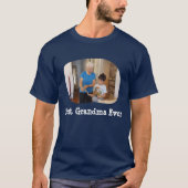 Beste oma ooit uploadt uw horizontale foto t-shirt (Voorkant)