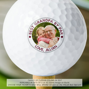 BESTE OMA/PAPA VOLGENS PAR Foto Persoonlijk Kastan Golfballen