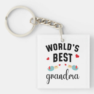 Beste oma van de wereld – Perfect cadeau voor een Sleutelhanger