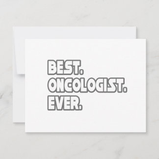 Beste oncoloog ooit