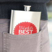 Beste Ontvanger ter wereld Heupfles (Voorbeeld)