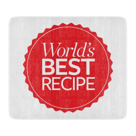 Beste Ontvanger ter wereld Snijplank (Voorkant)