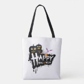 Beste ontwerp Halloween Canvas tas (Achterkant)