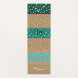 Beste ontwerp kleurrijk yogamat