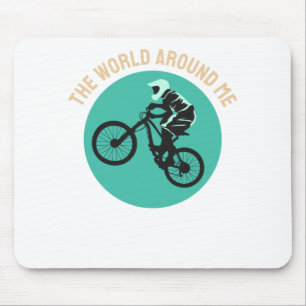 Beste ontwerp voor fietser - De wereld om me heen Muismat
