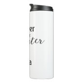 Beste ooit dochter toevoegen naam vader moeder doc thermosbeker (Geroteerd rechts)