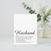 Beste ooit echtgenoot definitie script leuk briefkaart (Staand voorkant)