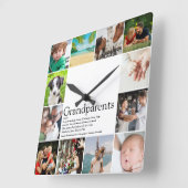 Beste Ooit Grootouders Definitie 12 Foto Vierkante Klok (Hoek)