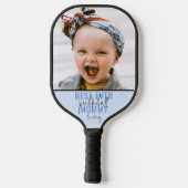Beste ooit pickleball mama foto paddle (Achterkant)
