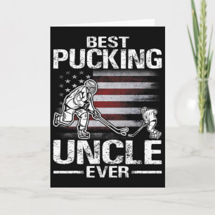 Beste Oom Aller Tijden Hockey Vaderdag Cadeau Kaart