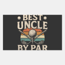 Beste Oom door Par Funny Golf Quote Gift Sticker