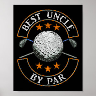 Beste Oom Door Par Golf Lover Sport Vaders Dag Gi Poster