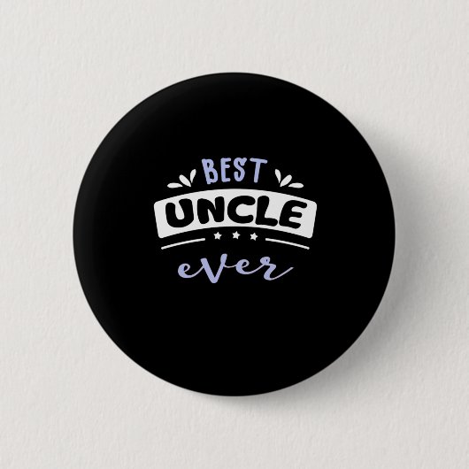Beste oom Ever Gift Idee Ronde Button 5,7 Cm (Voorkant)