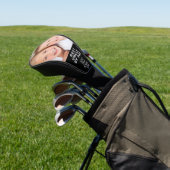 Beste oom foto zwart golfheadcover (Insitu)