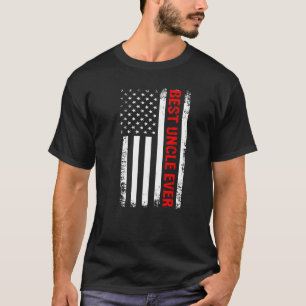 Beste Oom Ooit Amerikaanse Vlag Oom Mannen Vintag T-shirt