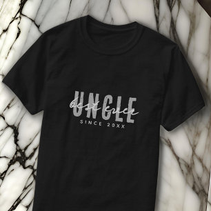 Beste Oom Ooit Modern Elegant Eenvoudige Vaderdag T-shirt