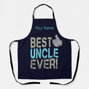 Beste oom ooit ontwerp met duim omhoog schort