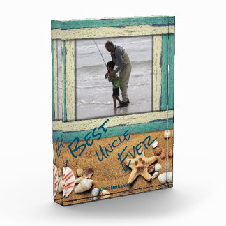 Beste Oom Ooit Strand Persoonlijk Aangepast Fotoblokken