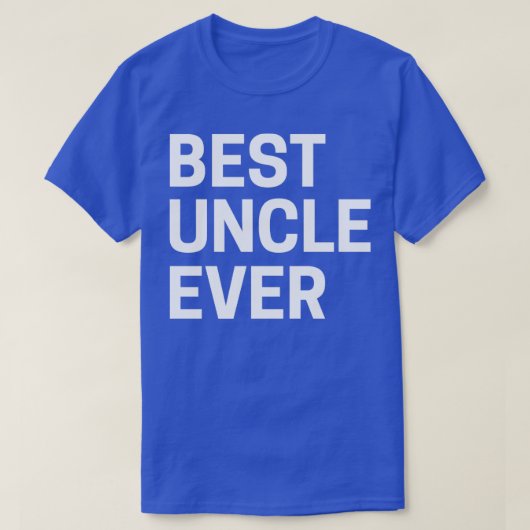 Beste oom ooit t-shirt (Design voorkant)