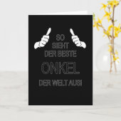 Beste Oom Ter Wereld Kaart (Gele Bloem)