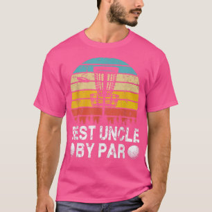 beste oom van Par Disc Golf Golfer-vaders T-shirt
