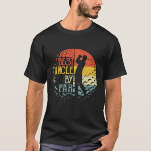 Beste oom van Par Golf Lover Sporteert kerstcadeau T-shirt