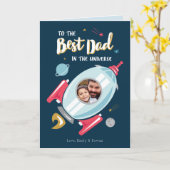 Beste op Universe Vaderdag Kaart (Gele Bloem)