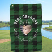 Beste opa aangepaste kinderfoto groene buffelplaid