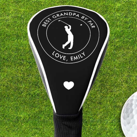 Beste opa door par aangepaste tekst golfer naam golfheadcover