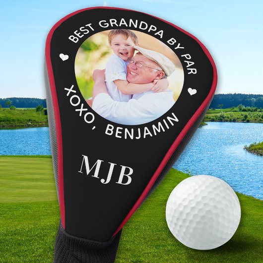 BESTE OPA DOOR PAR Custom Photo Modern Monogram Golfheadcover