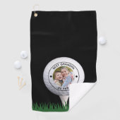 Beste opa door par één foto golfhanddoek (Insitu)
