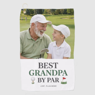 Beste Opa Door Par Foto Golf Handdoek