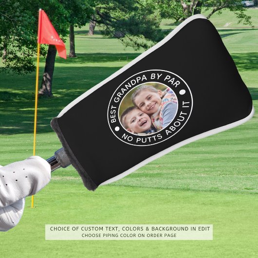 BESTE OPA DOOR PAR Foto Grappige aangepaste kleure Golfheadcover