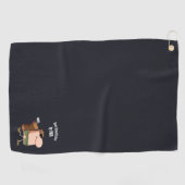 Beste OPA door PAR -Grappige Golf Golfer Golfen Golfhanddoek (Horizontaal)