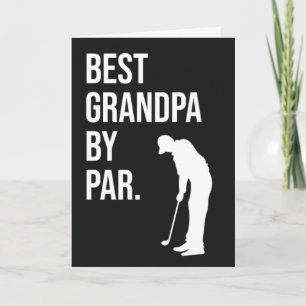 Beste opa door Par grappige golfkaarten voor golfe Kaart
