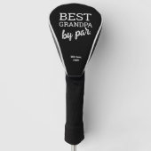 Beste opa door par Modern Typografie Aangepaste na Golfheadcover (Voorkant)