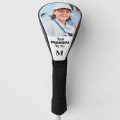 Beste opa door parfoto monogram op maat golfheadcover (Voorkant)