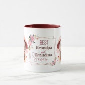 Beste opa en oma ooit met een paraplu mok (Midden)