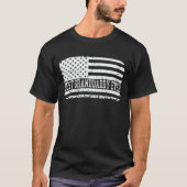 Beste opa Ever American Flag grootpa T-shirt (Voorkant)