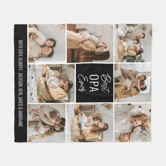 Beste OPA Ever Custom Fleece Blanket (Voorkant (Horizontaal))