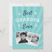 Beste opa Ever | Foto Vaderdag Kaart (Voorkant)